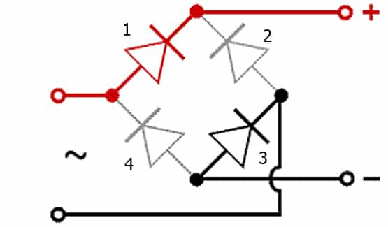 Схема проверки диодного моста