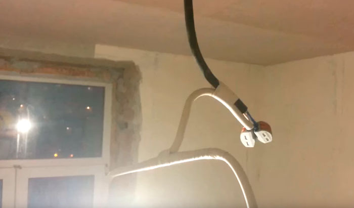 Обустройство временного освещения и электрики в собственности при ремонте квартиры.