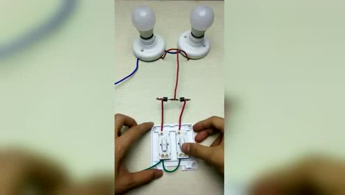 Как подключить две лампочки или две лампы к выключателю