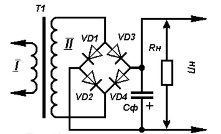 Трансформаторный блок питания схема